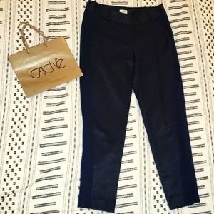 Dark navy  Cache pants 2 toned with different fabrics .
